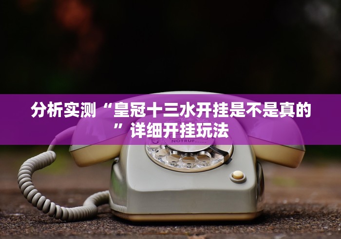 分析实测“皇冠十三水开挂是不是真的”详细开挂玩法