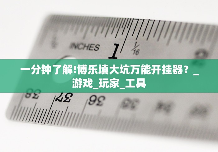 一分钟了解!博乐填大坑万能开挂器？_游戏_玩家_工具